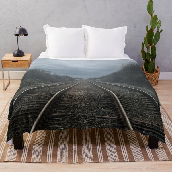 Item preview, Moody Hazy Train Track designed and sold by KirstyNadineArt.