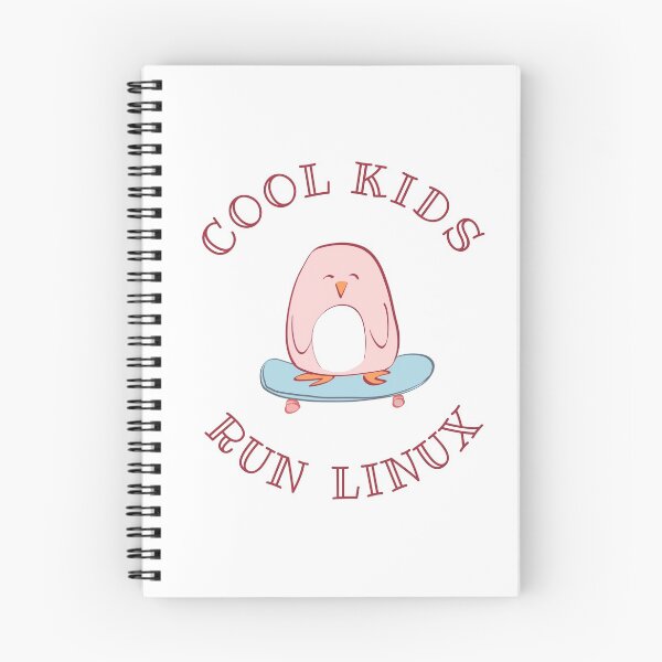 Item preview, Cool Kids Run Linux (pink) designed and sold by MaijaR.