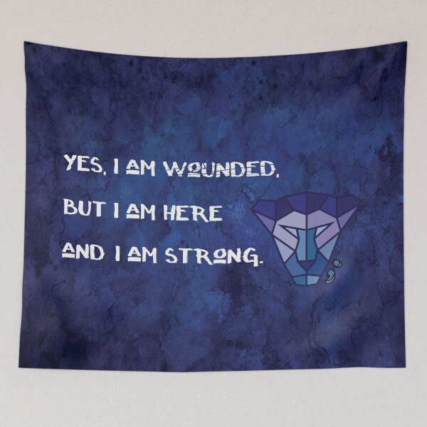 Item preview, wounded but strong designed and sold by Reflection of You.