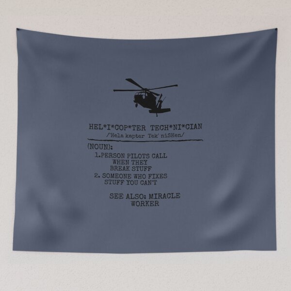 Item preview, Helicopter Technician Definition designed and sold by SmartTShirtTime.