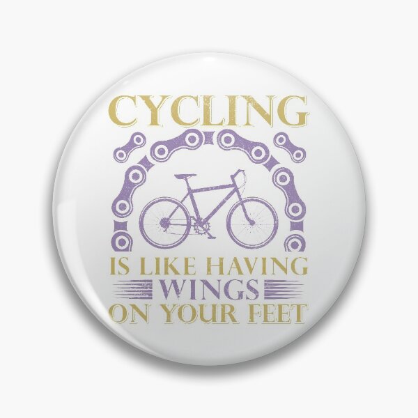 Item preview, Cycling is like having wings on your feet designed and sold by digoarpi.