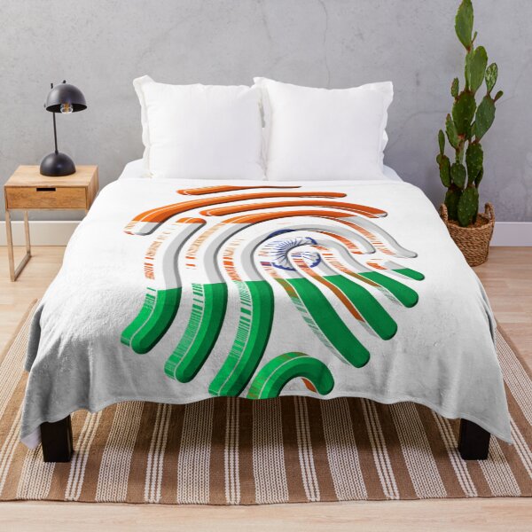 Item preview, India Flagprint (W) designed and sold by Boakes-Digital.