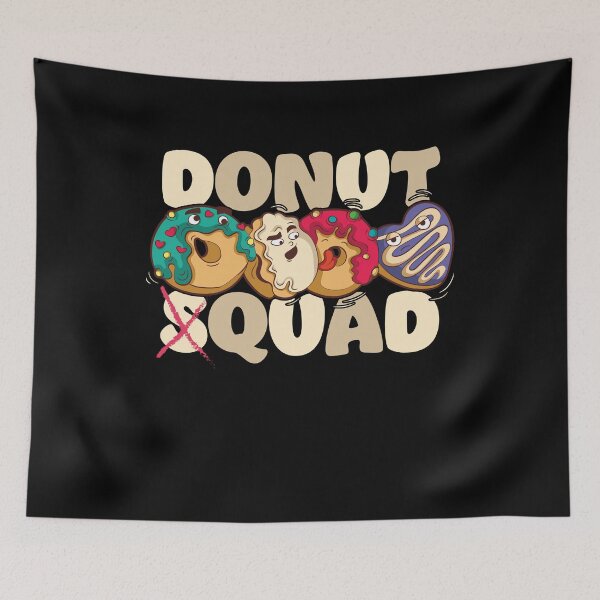 Artikelvorschau, Donut Squad Donut Quad Design für Donut Lover mit Donuts entworfen und verkauft von FalkDania.