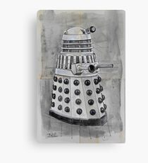 classic dalek study Canvas Print