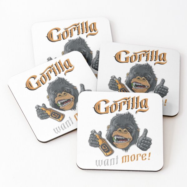 Artikelvorschau, Gorilla will mehr Bierdesign entworfen und verkauft von boopsblunt.