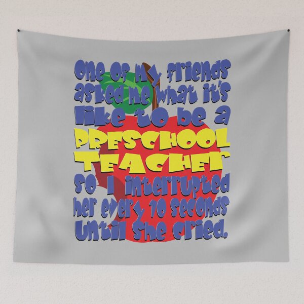 Item preview, Funny Preschool Teacher Gift – Interrupting Students designed and sold by TrndSttr.
