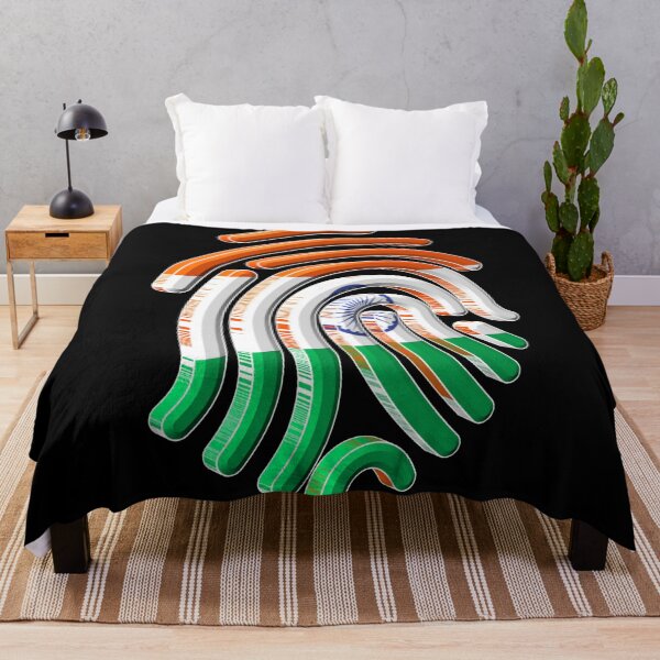 Item preview, India Flagprint (B) designed and sold by Boakes-Digital.
