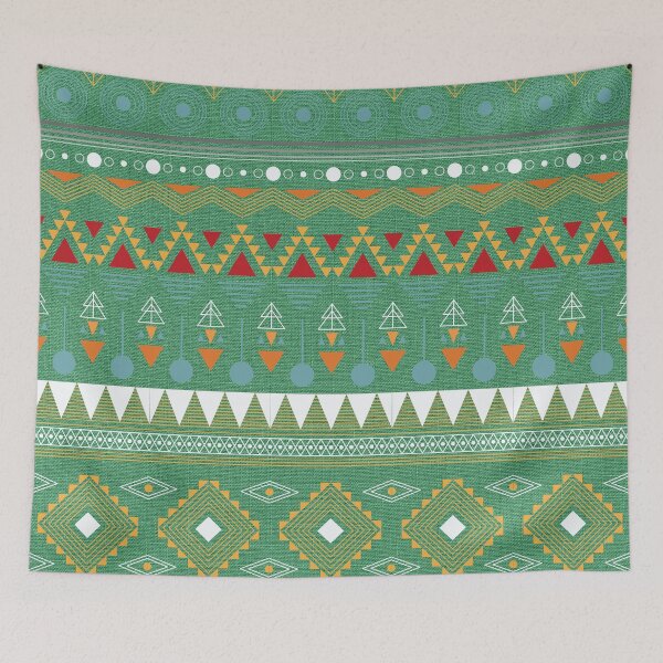 Item preview, Multi-Pattern Afri-Aztec Fabric Textured Effect Boho Aesthetics [#207] designed and sold by AfriStyleUK.