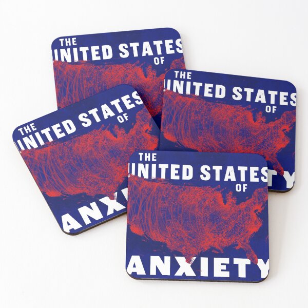 Item preview, United States of Anxiety designed and sold by Marko Stevic.