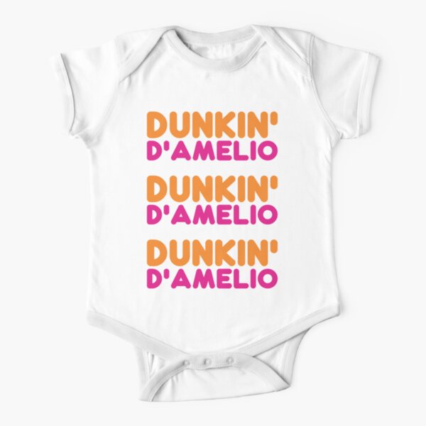 Charli Damelio Dunkin Body de manga corta para bebé