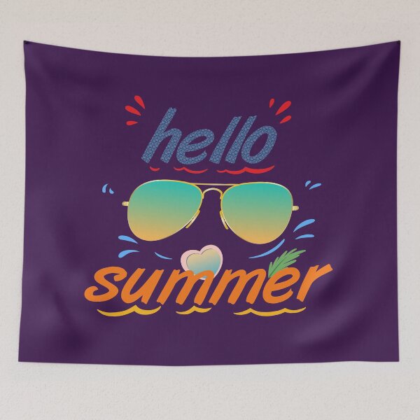 Item preview, Sommer T-Shirt, Hello Summer designed and sold by AMZIL-ZA.