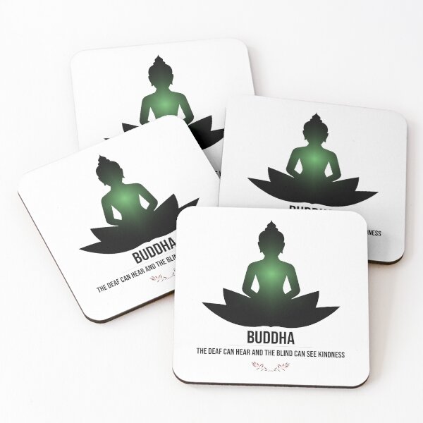 Item preview, Buddha Says The Deaf Can Hear And The Blind Can See Kindness Spiritual Meditation Yoga Gift designed and sold by Digital Lama Creations.