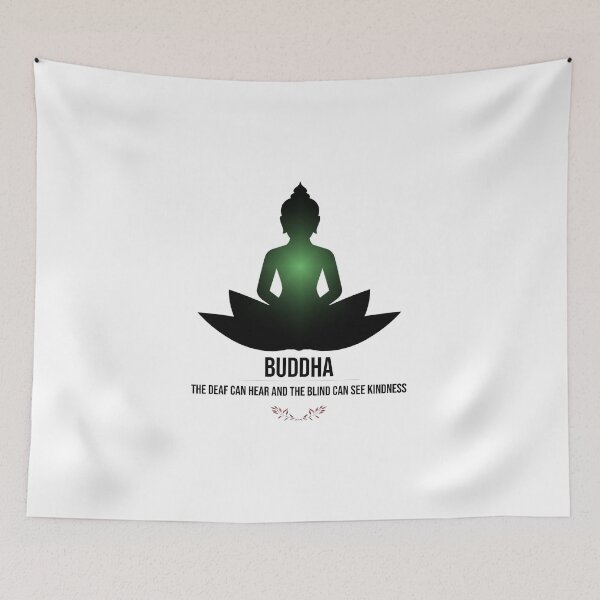 Item preview, Buddha Says The Deaf Can Hear And The Blind Can See Kindness Spiritual Meditation Yoga Gift designed and sold by Digital Lama Creations.