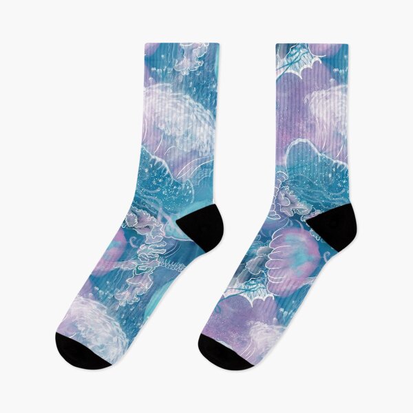 Item preview, Closely Clustered Jellies Coral Blue designed and sold by Miwhi’s Shop.