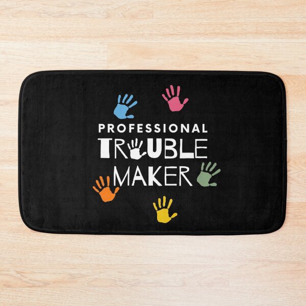 Item preview, Professional trouble maker with finger paint hands in pastels for naughty kids designed and sold by portrait4you.