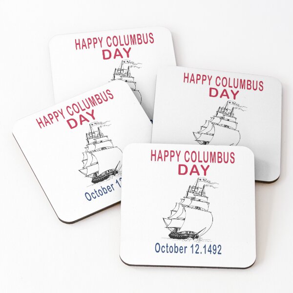 Item preview, funny Columbus Day October 12.1492 Happy Columbus Day, gift idea for Columbus day, holiday national and international day, October 12.1492 designed and sold by Mac Store.