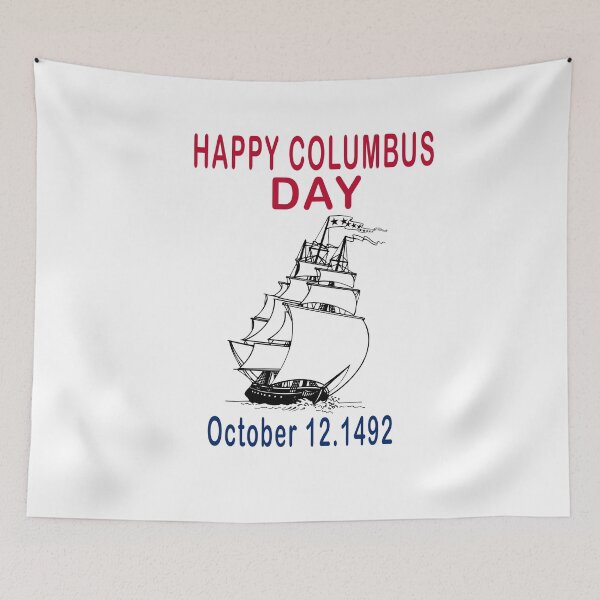 Item preview, funny Columbus Day October 12.1492 Happy Columbus Day, gift idea for Columbus day, holiday national and international day, October 12.1492 designed and sold by Mac Store.