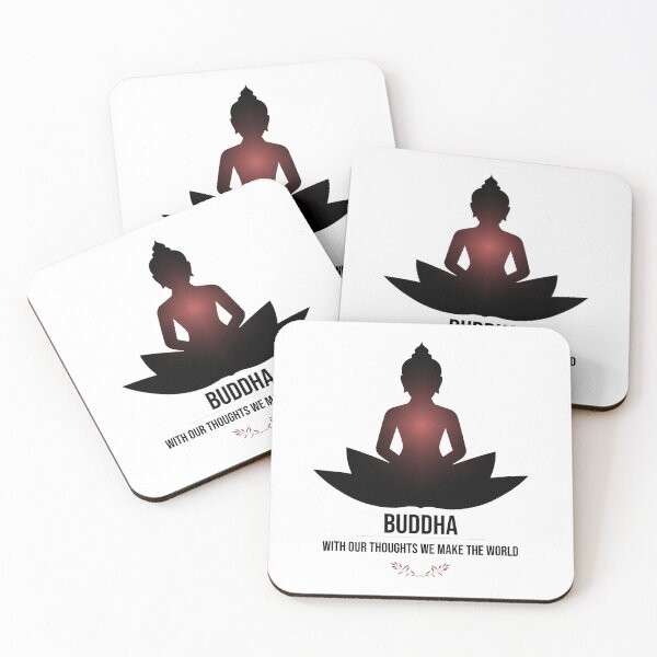 Item preview, Buddha Says With Our Thoughts We Make The World Spiritual Meditation Yoga Gift designed and sold by Digital Lama Creations.