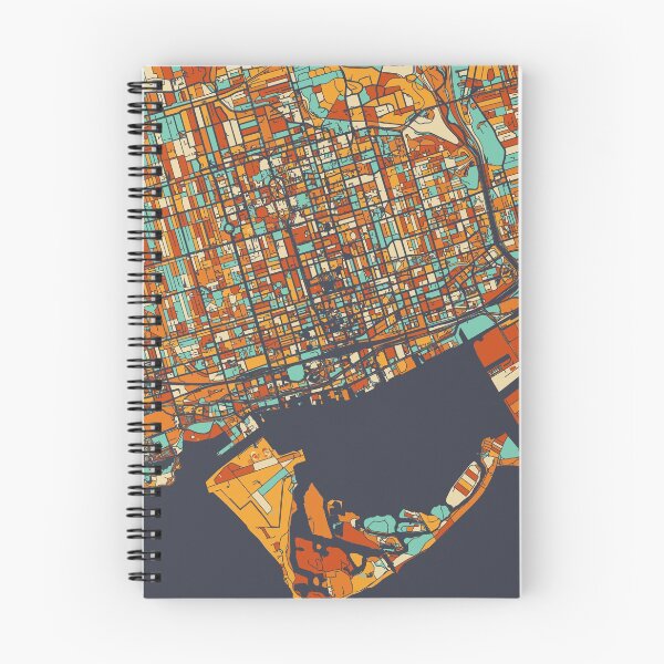 Item preview, Toronto Map - Mosaic - Retro Colors designed and sold by HomeCities.