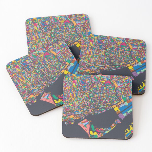 Item preview, Toronto Map - Mosaic - 2021 Colors designed and sold by HomeCities.