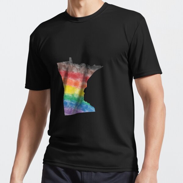 Minnesota LGBTQIA Pride Active T-Shirt
