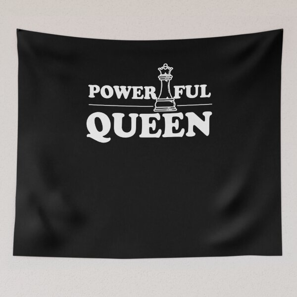 Item preview, Powerful Queen Piece Strategy Player Game Chess designed and sold by ChromanautMerch.