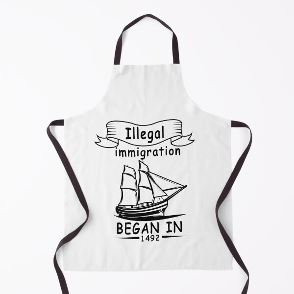 Item preview, funny Columbus Day Illegal immigration began in 1492, gift idea for Columbus day, holiday national and international day, October 12.1492 designed and sold by Mac Store.