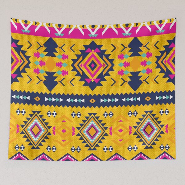 Item preview, Multi-Pattern Afri-Aztec Fabric Textured Effect Boho Aesthetics [#210] designed and sold by AfriStyleUK.