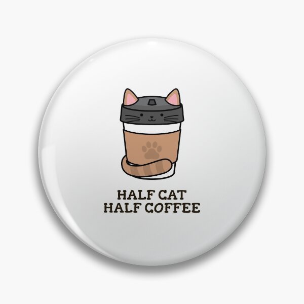 Artikelvorschau, Halbe Katze, halber Kaffee entworfen und verkauft von AmazingViews.
