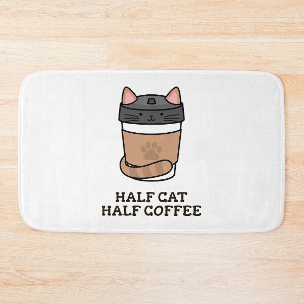 Item preview, Half Cat Half Coffee designed and sold by AmazingViews.