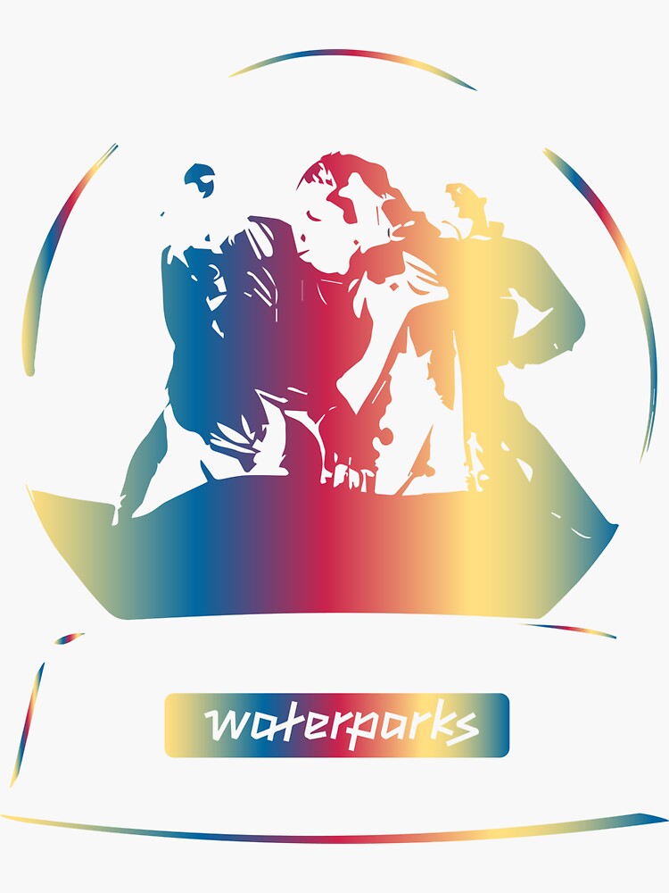 "snow globe waterparks inspired " Sticker for Sale by chelseahofmann