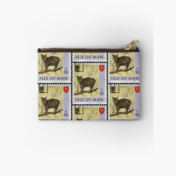 Item preview, Manx Cat Isle Of Man Postage Stamp Yellow designed and sold by curledup-cat.