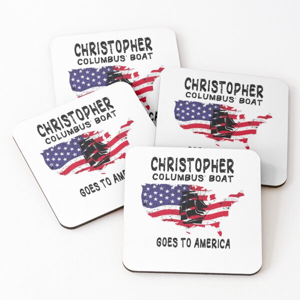 Item preview, funny Columbus Day Christopher Columbus' boat goes to America, gift idea for Columbus day, holiday national and international day, October 12.1492  designed and sold by Mac Store.