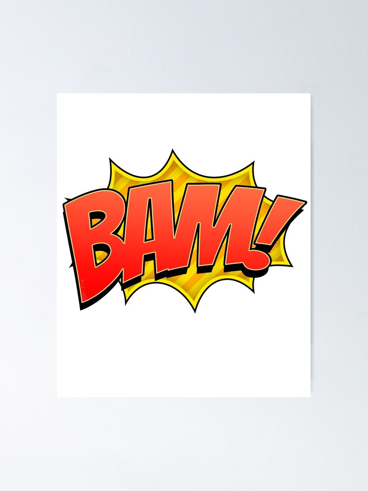 bam-comic-book-sound-effect-poster-for-sale-by-mikeprittie-redbubble