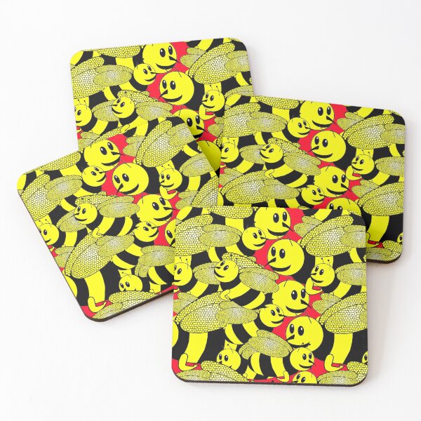 Item preview, Busy Bee on red designed and sold by TerenceLacey.