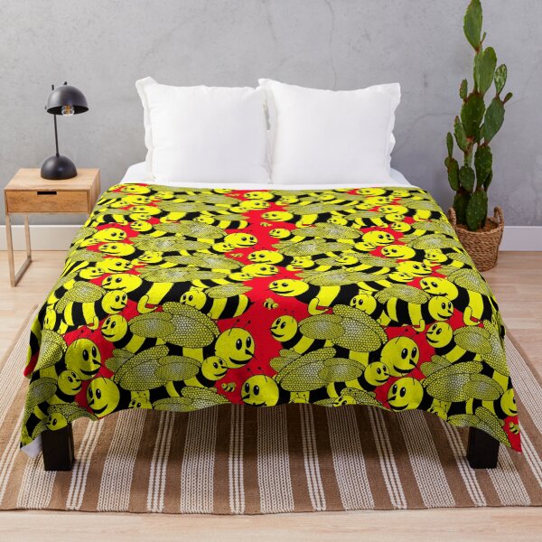 Item preview, Busy Bee on red designed and sold by TerenceLacey.