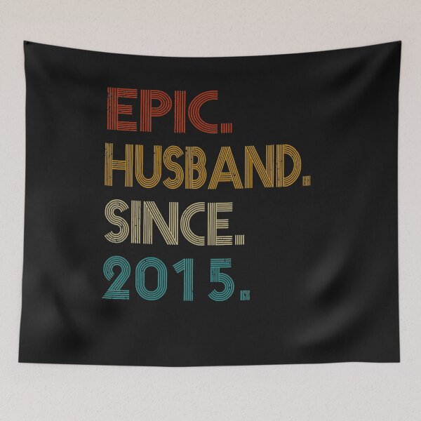 Item preview, 6th Wedding Anniversary Gift Him - Epic Husband Since 2015  designed and sold by wavatipton.