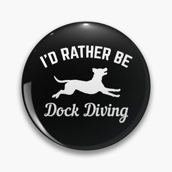 Item preview, I'd Rather Be Dock Diving - Cool Labrador Retriever Water Sport Gift designed and sold by Guarddogdrive.