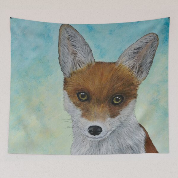 Item preview, Beautiful bright eyed fox cub designed and sold by Diane Hunter Art.