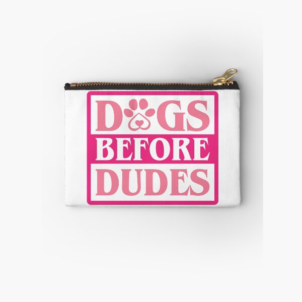 Item preview, Dogs Before Dudes - Funny pet quotes designed and sold by DebbisPalette.