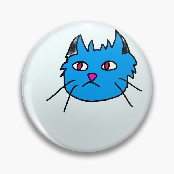 Item preview, Chat Bleu designed and sold by LAURA'S ART DUMPSTER .