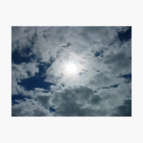 Sky, Sun, and Clouds Photographic Print