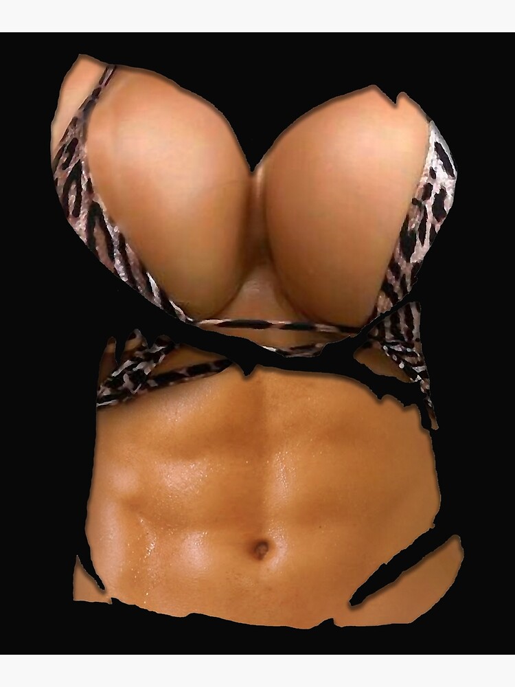 Fake Abs Shirt Bikini Body Muscle Six Pack Fake Big Boobs :  Clothing, Shoes & Jewelry