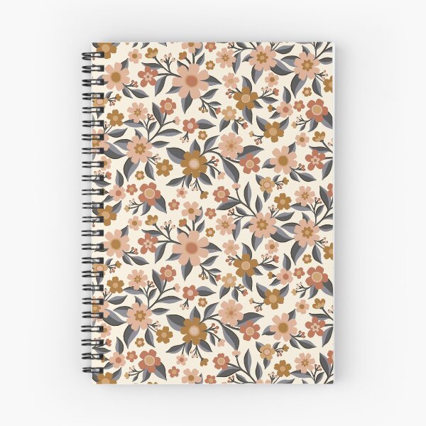Item preview, Earthy Folky Floral Pattern  designed and sold by BexMorleyArt.