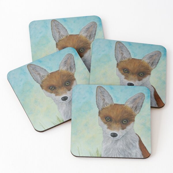 Item preview, Beautiful bright eyed fox cub designed and sold by Diane Hunter Art.