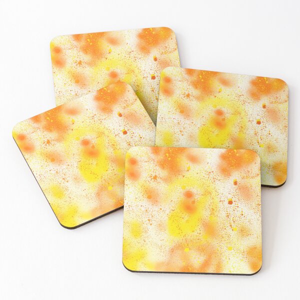 Item preview, Yellow orange splatter  designed and sold by headtrackerart.