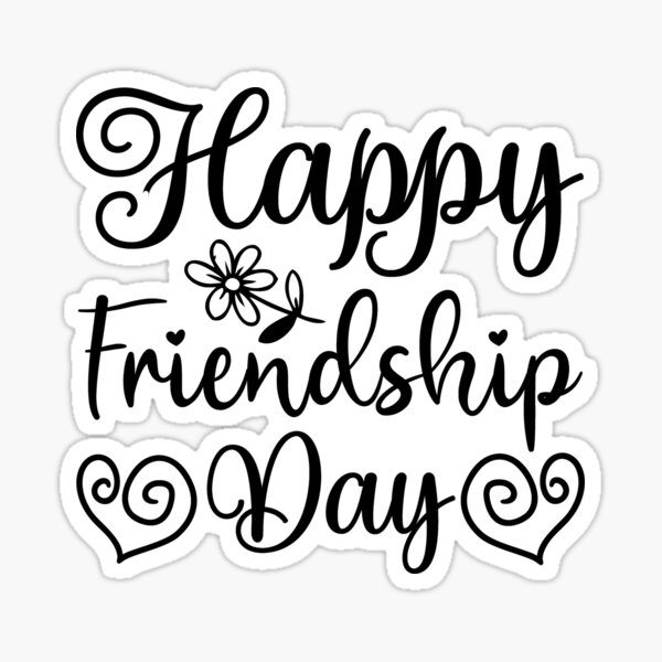 Friendship Day 2021 Stickers Redbubble