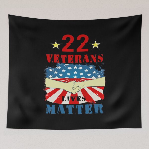 Item preview, happy veterans day 22 a day Veterans lives matter, gift idea for veterans day, holiday national and international day,11 November designed and sold by Mac Store.