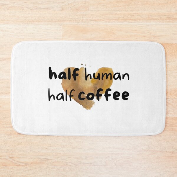 Item preview, Half Human Half Coffee- Funny Design designed and sold by Vibing-Right.