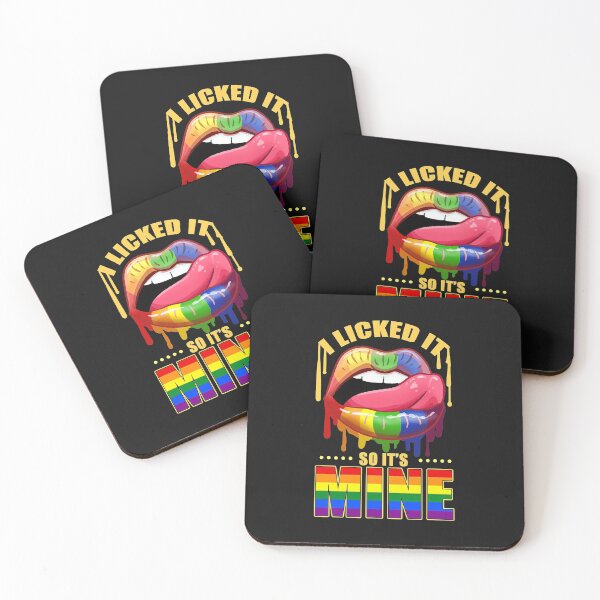 Item preview, I Licked It So Its Mine Rainbow Lips  designed and sold by wavatipton.
